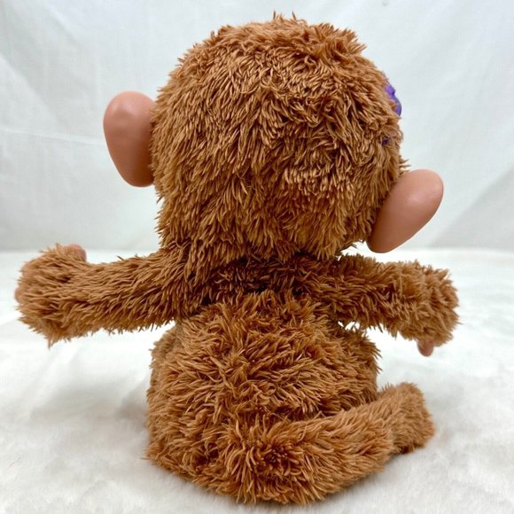 Hasbro FurReal Friends Baby Cuddles Giggly Monkey 2013 8" Toy Tested & Works - Picture 5 of 10